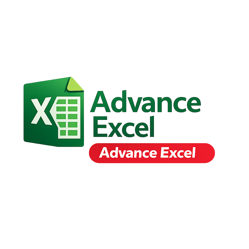 Advanced Excel course logo